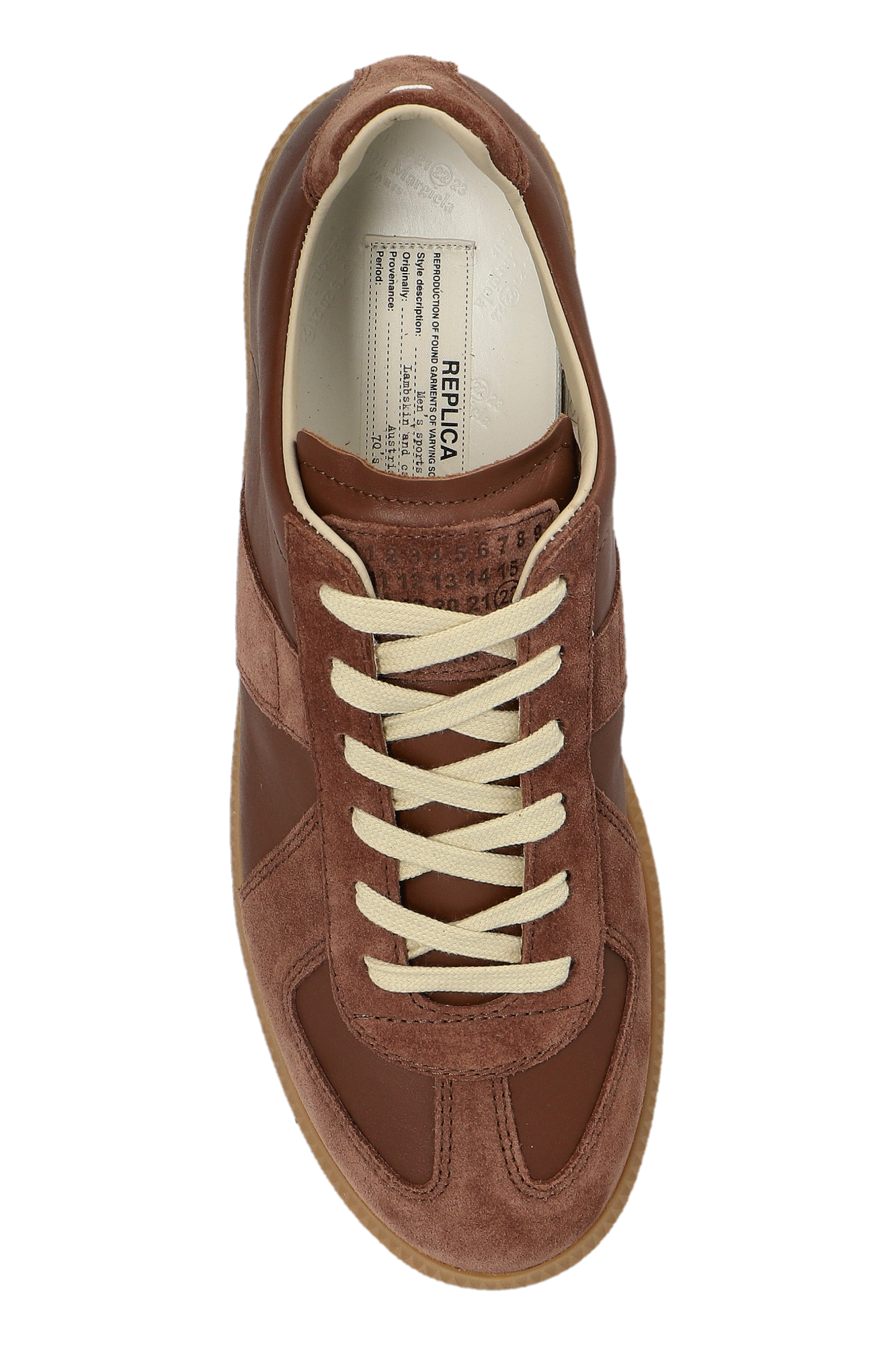 Brązowy Buty sportowe `Replica` Maison Margiela - Vitkac Polska